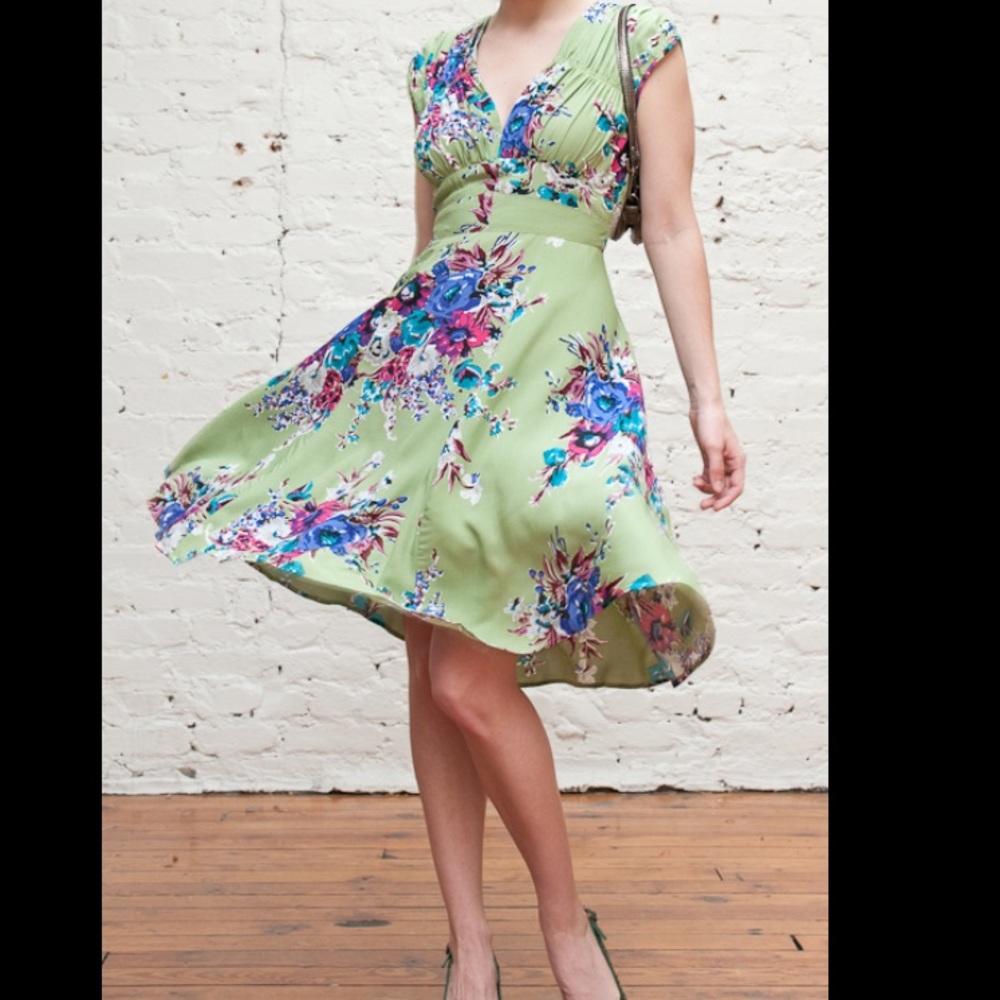 Trashy Diva Olivine 1940s dress 2